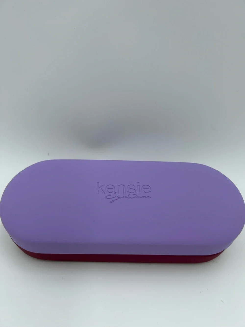 Kensie Two-Tone Purple and Magenta Eyewear Case